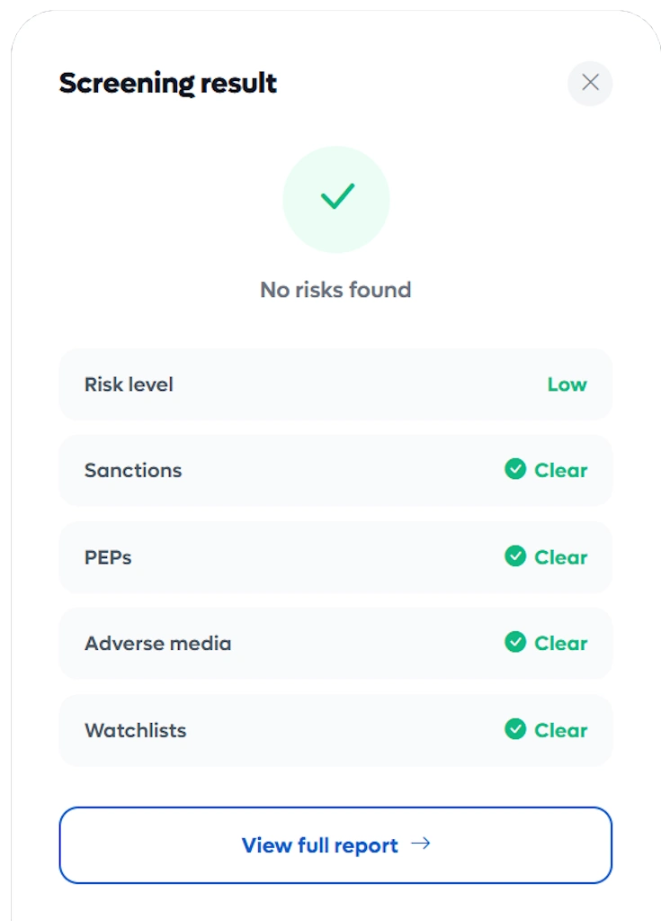 KYC Genie compliance software dashboard